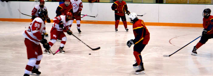 Ice Hockey Triple Header with Northern S. S.