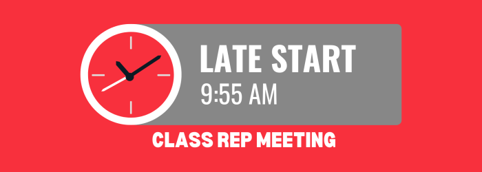 Late Start (School starts at 9:55 AM)
